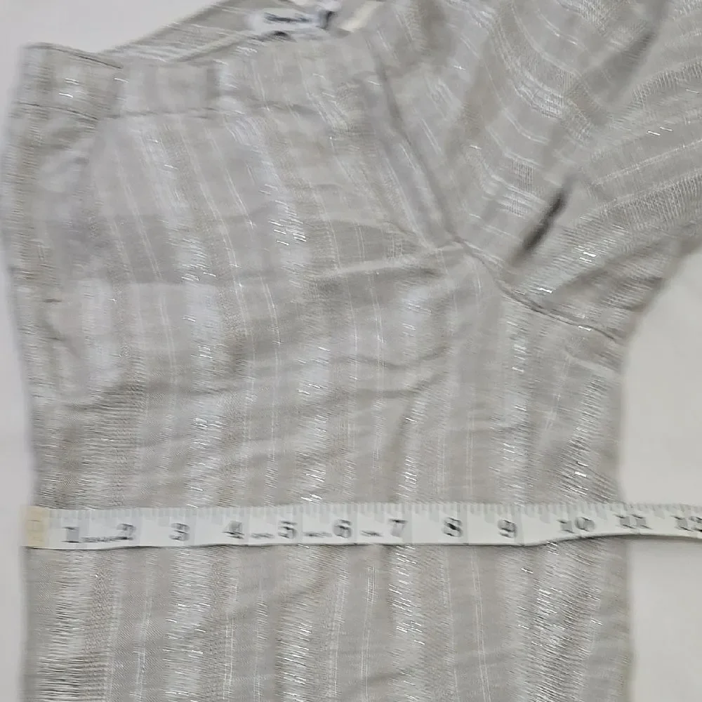 Tommy Bahama Silver‎ Gray Dress Pants Cropped Style 2